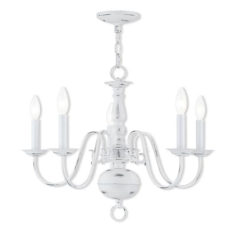 Wrought iron chandelier features hammered textured rings. 30 Best Ideas Corneau 5-light Chandeliers