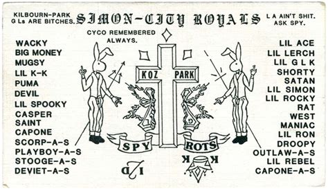 Since 1921, we service professional firms and companies of all sizes for their printing needs. Chicago gang business cards from the 70s & 80s are tokens ...