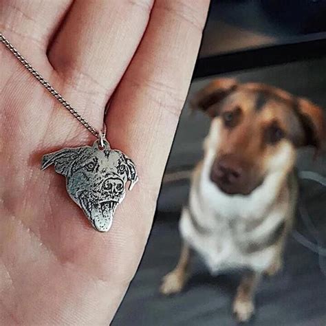 Your pet will come out vividly on the pendant with engraved words or short sentences you like on the back. Custom Pet Photo Necklace - Make A Memorable Pet Photo ...