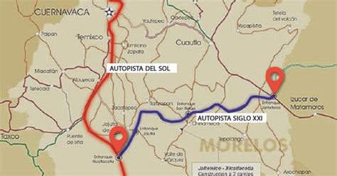 El tiempo de recorrido de. Antonio Morquecho: PASA AUTOPISTA SIGLO XXI TLALTIZAPAN ...