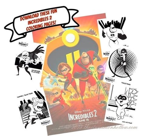 Each post has 10 pages. Download These Fun Incredibles 2 Coloring Pages | Coloring ...