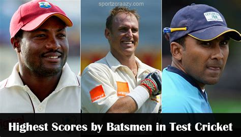 But still accelerating the game of cricket match. Highest Scores in Test Cricket | Highest Scores in Test ...