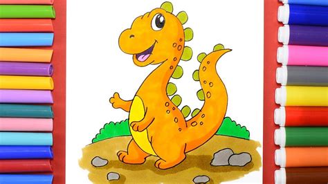 Hello friend, hope you are doing well. How to Draw a Cartoon Dinosaur. Drawing Dinosaurs for Kids