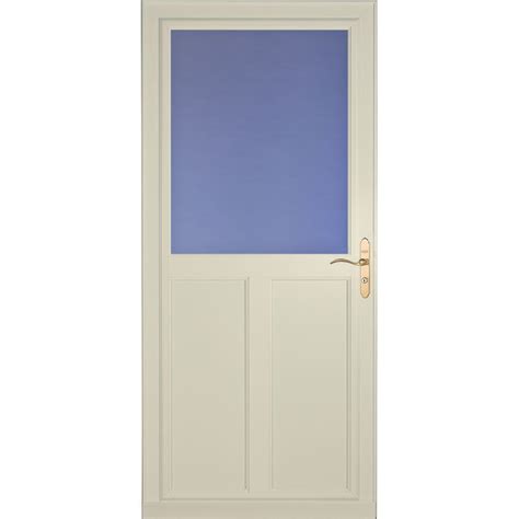 Diy screen door sliding panels types of doors lowes home improvements wood screen door pet screen door doors wood. LARSON Tradewinds Selection Almond High-view Aluminum ...