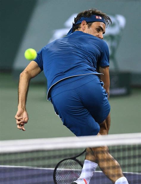 While uniqlo designed federer's attire, nadal's clothing was made by sportswear giant nike. Roger Federer style. Indian wells 2019. tennis court photo ...