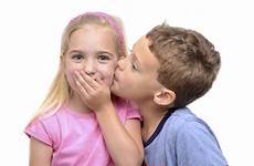 kissing boy girl kiss girls old year boys stock little school dare cute child first cheek classmate happy thinkstock when