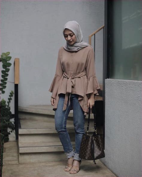 Outfit baju kondangan berhijab ala selebgram 2018. Outfit Hijab Segiempat Ala Selebgram Terbaru (Dengan ...