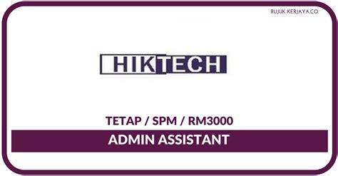 Once the coaching application is learnt the model can be printed in bulk and stacked like a notepad for easy usage storage. Jawatan Kosong Terkini Admin Assistant Di Hiktech • Kerja ...