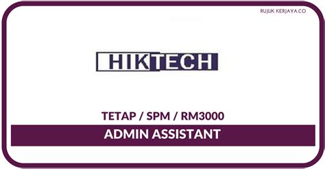 Job description 1.to assist our admin executive on day to day admin operation 2. Jawatan Kosong Terkini Admin Assistant Di Hiktech • Kerja ...