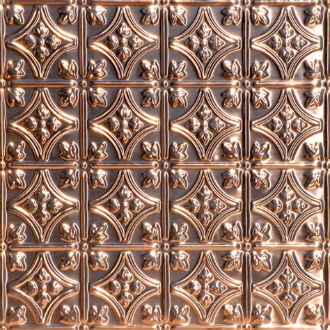 If you like the look of copper, decorative ceiling tiles offers several options for bringing its beauty into your home. Princess Victoria - Copper Ceiling Tile - #0604 | Copper ...