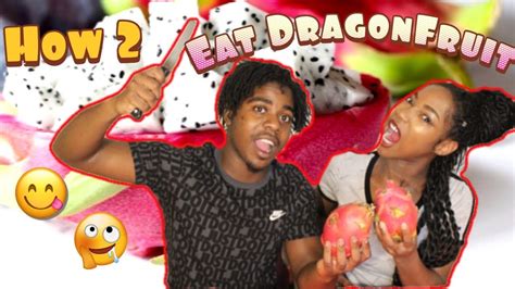 How do you eat dragon fruit? HOW TO EAT | Dragon Fruit | Mukbang!!! - YouTube