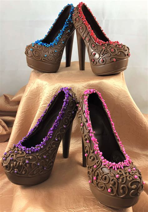 Unique Chocolate High Heels Gifts - Chocolate Pizza