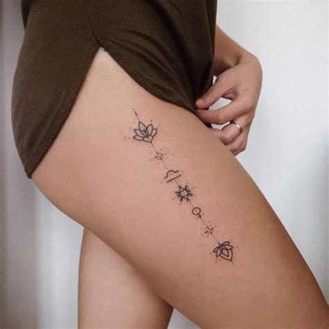 50 thigh tattoos that won't steal the spotlight from your cute bikini. 51 Sexy Thigh Tattoos For Women + Cute Designs and Ideas ...