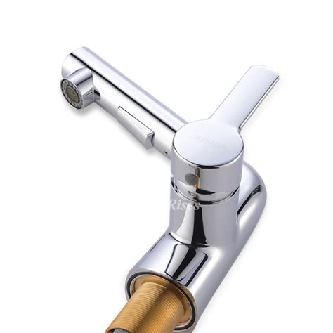 Select from a wide variety of pull out sprayer faucets. Silver Bathroom Faucet Pull Out Spray Single Handle ...