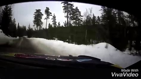 Ogier starts next week's rally finland leading the drivers' championship by 11 points. CRASH OGIER ,LAPPI RALLYE DE SWEDEN 2019 - YouTube