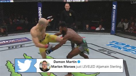 Aljamain sterling offers his advice on how the country can be better. Marlon Moraes recorded a knockout-of-the-year candidate ...