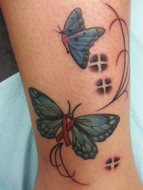 Skull butterfly temporary tattoo tattoo size: Pink Ribbon Butterfly Tattoo for my Mom♡ | Pink ribbon ...