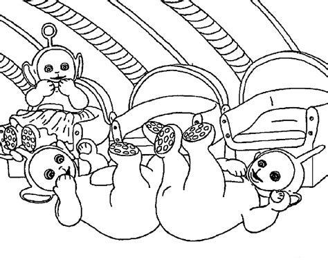 By ben art | feb 2, 2021. Teletubbies coloring pages fall down for kids, printable ...