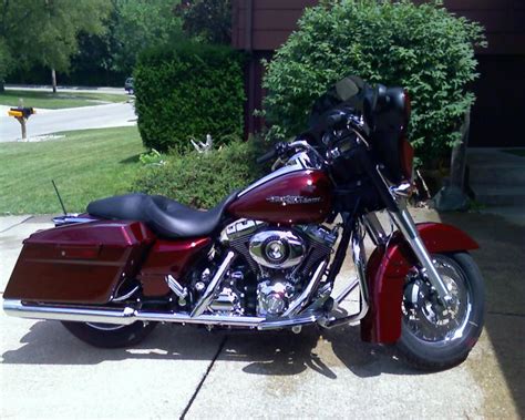 Zum verkauft steht mein screamin eagle luftfilter original cvo komplett mit extra cover. 2008 Crimson Red Street Glide for sale in Northern Indiana ...