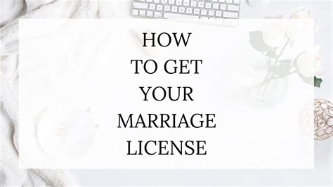 How to get a copy of my business license. How To Get Your Marriage License - YouTube