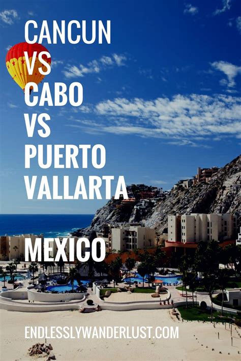 If you travel with an airplane (which has average speed of 560 miles) from cancun to puerto vallarta, it takes 2.12 hours to arrive. Cancun Vs Cabo Vs Puerto Vallarta Mexico | Endlessly ...
