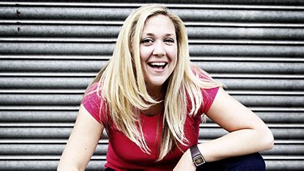 Standup comedy = telling jokes to a live audience. Sarah Iles Stand Up Top Secret Comedy Club Covent Garden Londo