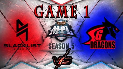 Tier one entertainment's official esports label. BLACKLIST INTERNATIONAL vs SGD OMEGA - Game1 - MPL ...