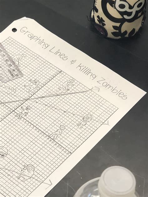 This worksheet is intended for use after students have. Graphing Lines And Killing Zombies : Amazing Mathematics ...