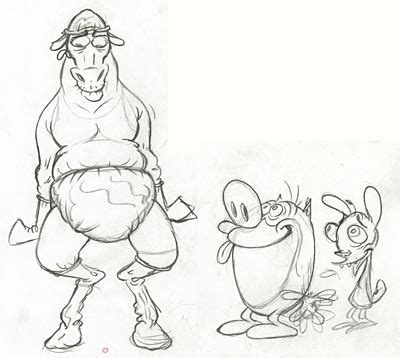 Ren and stimpy 7 printable coloring pages for kids. A sketch from the episode "Rubber Nipple Salesmen." Ren ...
