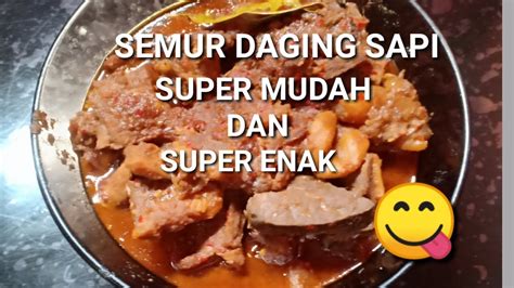 Bistik sendiri merupakan salah satu sajian khas indonesia yang menyerupai steak. RESEP semur daging sapi mudah dn enak - YouTube