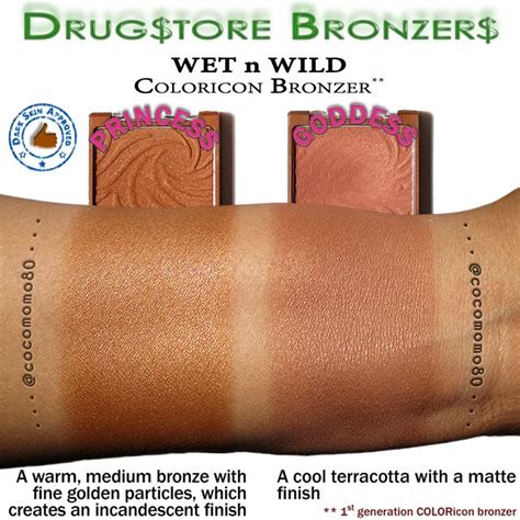 If your undertones are warm, steer clear. My Collection @cocomomo80 • Drugstore Bronzers • Swatches of Wet n Wild's Color Icon (1st ...