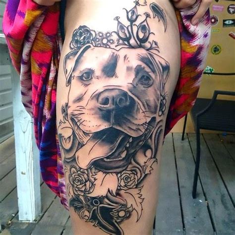 Dogs receive a great amount of exposure through body art that their owners continually portray them in! 50 Glorious Rose Tattoo Design Ideas That You Ever Seen ...