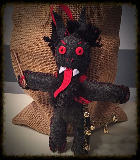 I am absolutely in love. Krampus | Krampus, Felt christmas ornaments, Ornaments