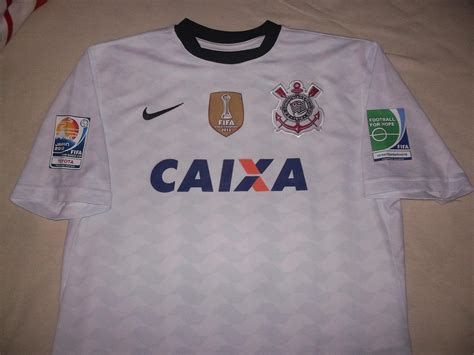 Estádio urbano caldeira (vila belmiro), em santos (sp) árbitro: Corinthians Copa Camiseta de Fútbol 2012.