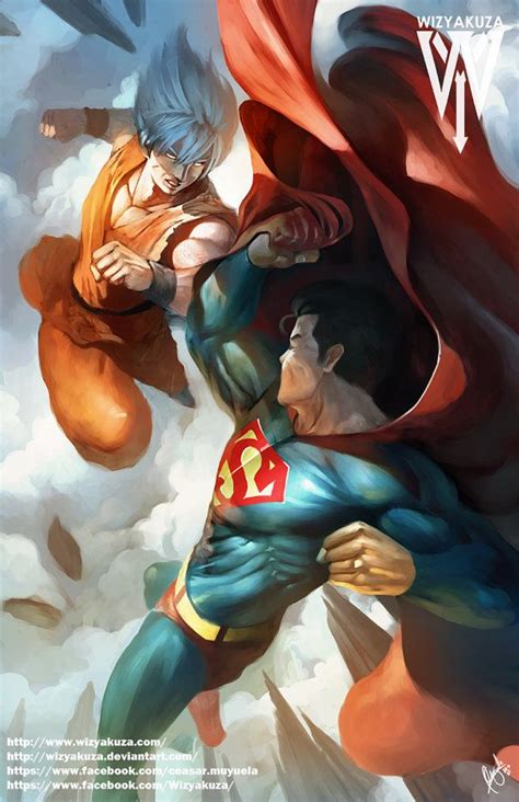 Superman vs. Goku (Super Saiyan God) - Dragon Ball Z ...