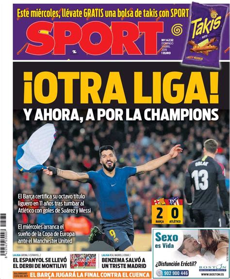 Periódico Sport (España). Periódicos de España. Toda la ...