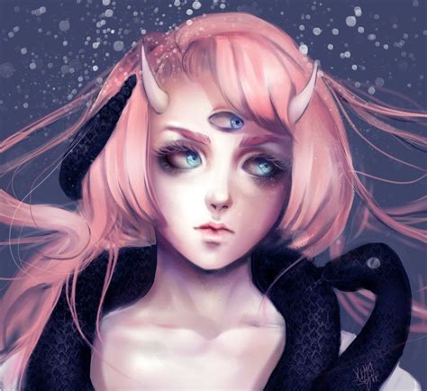 Want to discover art related to anime_eyes? + Third eye + by kittysophie on deviantART | Eyes artwork, Art girl, Digital illustration