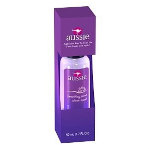 This hair serum cuts through frizzy hair and gives you silky smooth hair in a matter of minutes. Aussie Miraculously Smooth Smoothing Hair Serum 1.7 Fl Oz ...