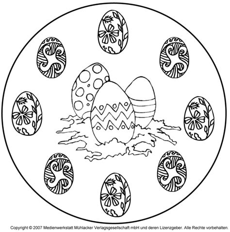 Oster malvorlagen kostenlos erstellen ostermandalas kostenlos zum ausdrucken. Oster-Mandala 5 - Medienwerkstatt-Wissen © 2006-2021 ...