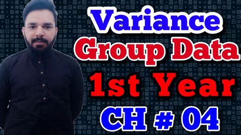 Yes, given the mean, sample count, and variance or standard deviation of each of two or more groups of samples, you can exactly calculate the variance. Variance | Group Data | Measure of Dispersion | Class 11th ...