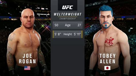 Will joe rogan be present to commentate on the ufc 257 action? UFC 250 Joe Rogan Vs Tobey Allen 2021 Welterweight ...