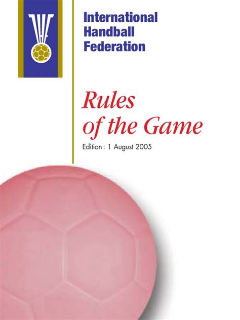 Handball, otherwise known as borden ball and team hand ball is a fun sport played all over the world. Handball International Rules | Referee | Rules | Free 30 ...