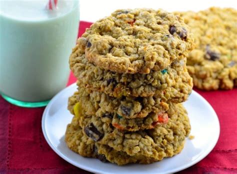 In a medium bowl, whisk together flour, baking powder, and salt. Paula Deen's Monster Cookies | Recipe | Paula deen monster ...