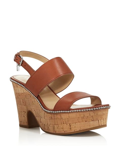 Well you're in luck, because here they come. COACH Quartz Platform Sandals - 100% Bloomingdale's ...