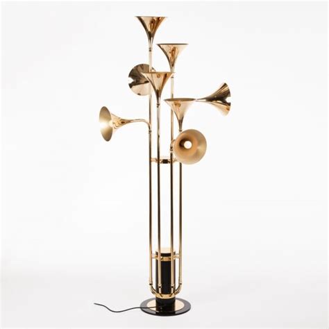 Ikea floor lamp james 60 arched brass home furniture diy lamps kvart white 15 best for gold 10 amazing finds 25 lighting s of the most unique. Botti Trumpet Floor Lamp -Rose Gold/Black in 2020 | Floor ...