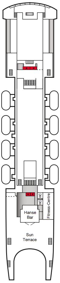 Buchen sie ihre kreuzfahrt z.b. Astor Deck Plans