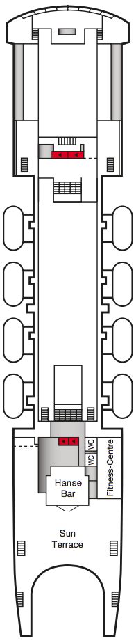 Buchen sie ihre kreuzfahrt z.b. Astor Deck Plans