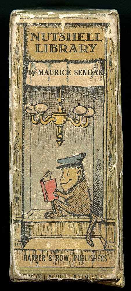 Among the motifs that overlap between sendak's books and set designs are symbols of nature. Maurice Sendak Nutshell Library Enlarged Book Spine Wall ...