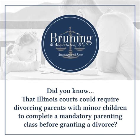 These programs help parents of kids under 18 understand and handle the challenges caused by divorce. Did you know that Illinois courts could require divorcing ...