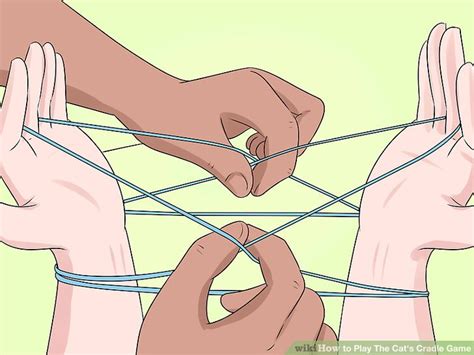 Meekoo 6 pieces cats cradle string string hand game finger string toy supplies, 165 cm length, rainbow color. How to Play The Cat's Cradle Game (with Pictures) - wikiHow